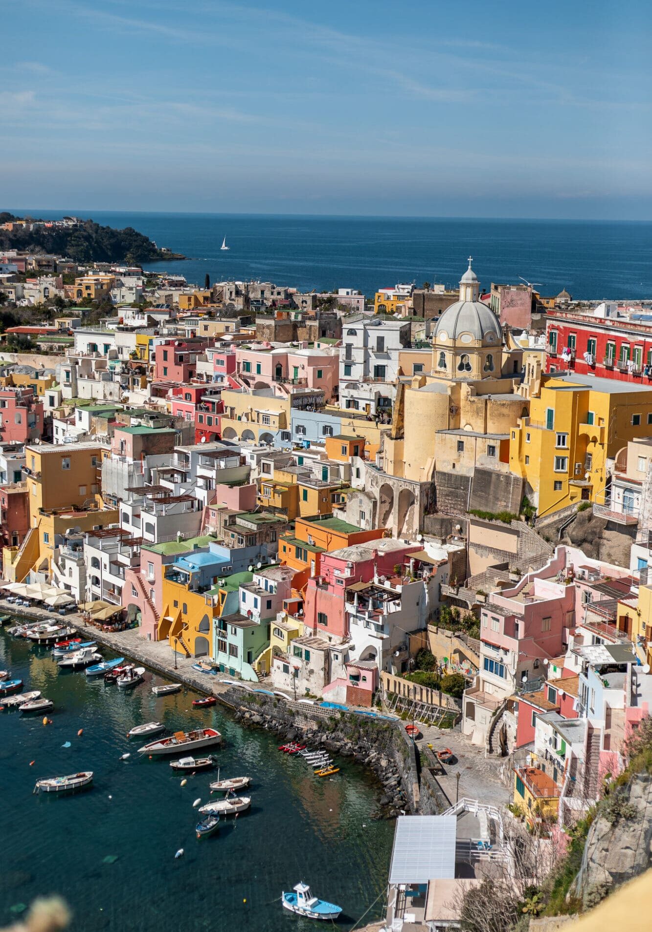 Procida Italy best Colourful Travel Destinations in the world Guide Buildings