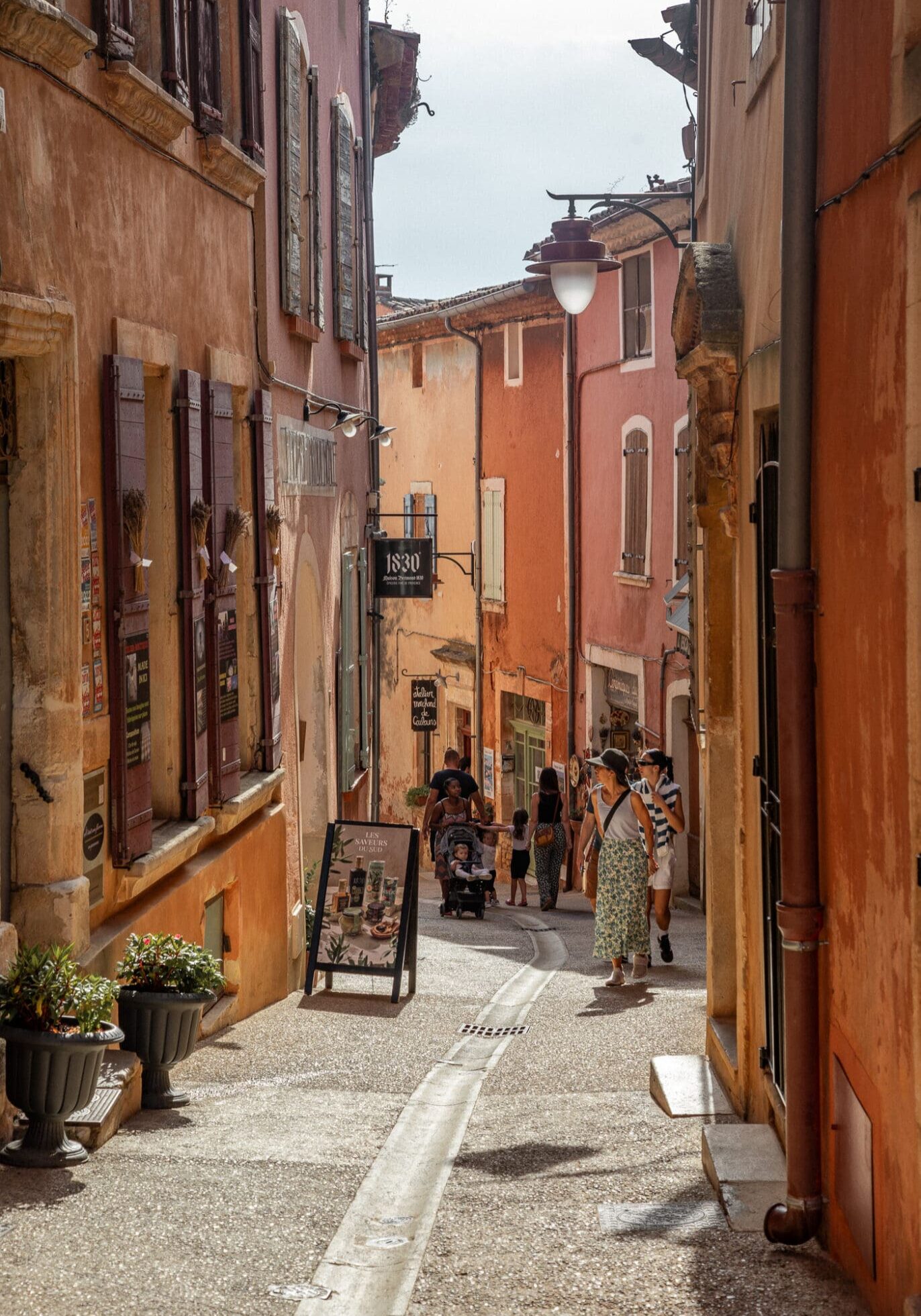 Roussillon Provence France Luberon Coloured Streets