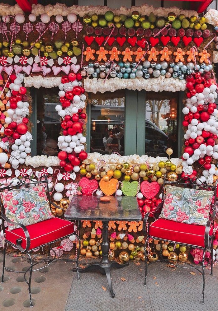 The Ivy Chelsea Christmas Display Instagram